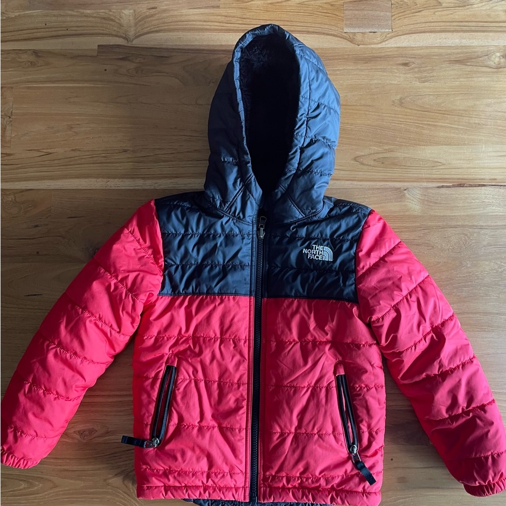 Boys North Face Jacket — Reversible